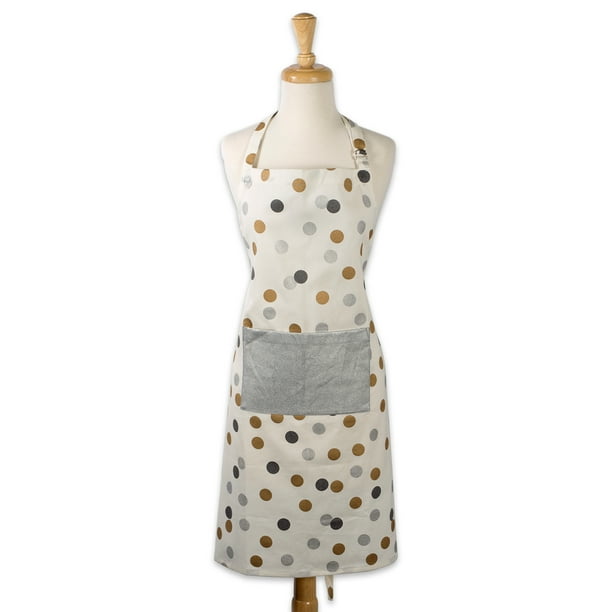 DII Bottle Dots Printed Chef Apron Multi DII Bottle Dots Printed Chef Apron Multi